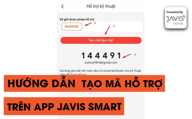 Tạo mã hỗ trợ kỹ thuật